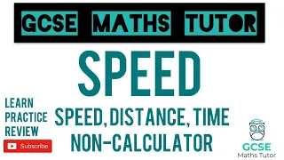 Speed, Distance & Time Without a Calculator 🤯 (Paper 1 Revision) | Grade 5+ | GCSE Maths Tutor