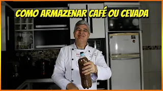 COMO ARMAZENAR CAFÉ OU CEVADA POR 4 ANOS #armazenaralimentos #armazenarcafe