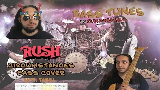 Rush - Circumstances Bass Cover + TABS and SHEET