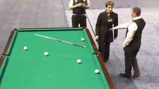 Scandalous deciding frame for 30000€. St.-Pb Open. Sagyndykov - Smirnov.  Billiards 2013.