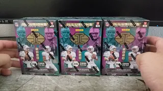 Panini Illusions NFL Trading Cards Opening (x3)