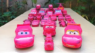 Let's Clean up muddy minicar falling into the water & a convoys disney cars! Play in the garden