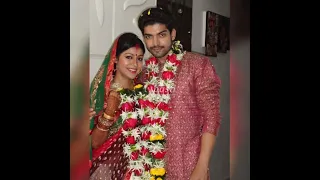 gurmeet Chaudhary with his wife