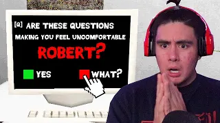 A SCARY TEST GAME THAT MAKES YOU UNCOMFORTABLE BY ASKING ALL THE WRONG QUESTIONS | Free Random Games