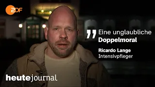 Intensiv-Pfleger Lange: "Unglaubliche Doppelmoral" | heute-journal #short