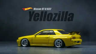 Hot Wheels Custom Nissan Skyline GT-R R32 Godzilla by Tolle Garage