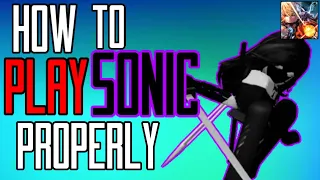 How To Play Sonic Properly (The Strongest Battlegrounds)