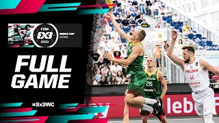 Poland 🇵🇱 vs Lithuania 🇱🇹 | Men | Full Game | FIBA 3x3 World Cup 2023