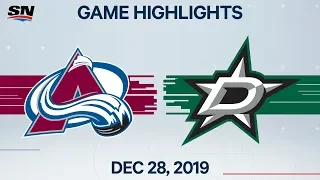 NHL Highlights | Avalanche vs. Stars - Dec. 28, 2019