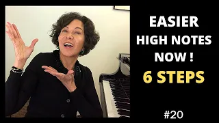 How to Stop Straining on High Notes!  6 STEPS Right Here!