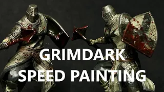 The Fastest Grimdark Painting Tutorial + Blood Effects