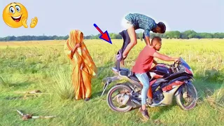 Must Watch Funny video 2020 stupid boys_try to not lough By ||Bindas fun bd ||