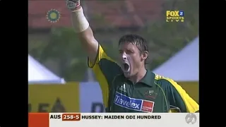 Michael Hussey's Delicate 109* as Australian CAPTAIN vs West Indies - DLF Cup 2006