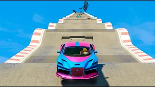 LA MEJOR MEGA RAMPA DEL MUNDO !! INCREÍBLE GTA V ONLINE - GTA 5 ONLINE