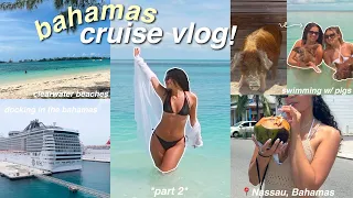 Bahamas Cruise Vlog *Part 2* | Royal Caribbean: days on the ship, swimming with pigs & more!