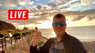 🔴LIVE: La Caleta Tenerife, Amazing Sunset!