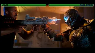 Sub Zero Vs. Jax With Healthbars | Mortal Kombat 2021