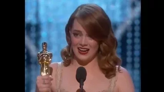 Emma Stone Oscars Speech for Best Actress Win | Oscars 2017