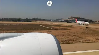 Emirates B777 Wing View Dubai Airport Takeoff & Landing at Karachi Airport