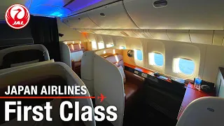 【Extremely 12 Hours】Japan Airlines🇯🇵First Class (Tokyo→New York)