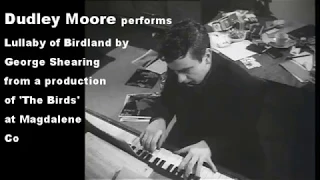 Dudley Moore and his trio plays Lullaby of Birdland by George Shearing, Magdalen College, Oxford