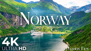 NORWAY 4K • Soothing Music with Relaxation Film • Nature Video Ultra HD