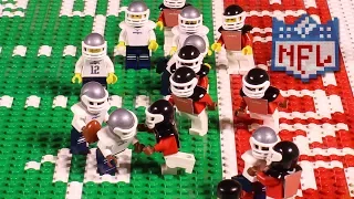 NFL Super Bowl LI: New England Patriots vs. Atlanta Falcons | Lego Game Highlights