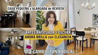 Extrema TRANSFORMACIÓN de CASA pequeña! De Casa ANTICUADA a ESPACIO de LUJO 🤯 DECORADA con ELEGANCIA