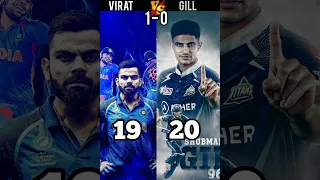 Virat Kohli Vs Shubhman Gill || Full Detailed Comparison Video || #shorts #viratkohli Vs #gill