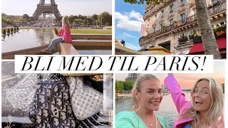 PARIS VLOGG🤩🇫🇷 Bli med 4 dager i storbyen! Shopping, mat og opplevelser🤗💖🇫🇷