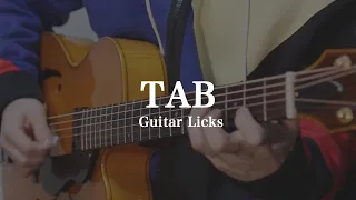 TAB [Seiji Igusa] Guitar Licks
