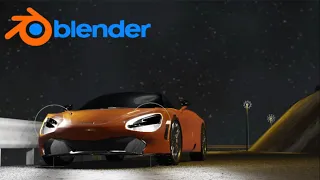 Mclaren car animation | blender 2.9