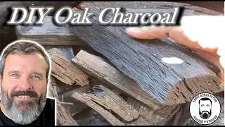 🔵 @Home Natural Oak Lump Charcoal | BEST | Made in Steel Drum & Save $ | TLUD | Teach a Man to Fish