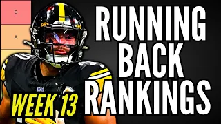 MUST START RBs for Week 13 Fantasy Football (Tier List)