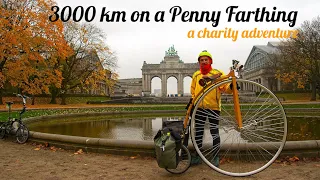 3000 km on Penny Farthing #pennyfarthing#bikepacking#bicycletouring