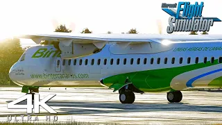 ULTRA Real 4K | ATR 72-600 Full Flight | Madeira Airport ✈ Porto Santo Airport | A MSFS Experience