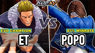 KOF XV ▰ ET (Yamazaki/Benimaru/Goenitz) vs PoPo (Kyo/Benimaru/Ryo)