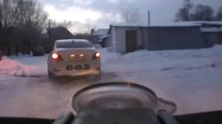 Russian Police Chase Through City