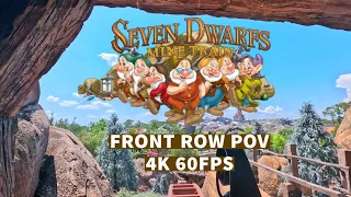 Seven Dwarfs Mine Train | Front Row POV | Magic Kingdom - Walt Disney World Resort | 4K 60FPS