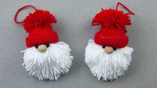 Charming gnome out of woolen | Christmas ornaments | Let's make a cute little gnome!