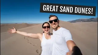 Hiking to High Dune at Great Sand Dunes National Park!