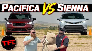 Don't Call It a Drag Race! Toyota Sienna vs Chrysler Pacific Mini Van PERFORMANCE Test!