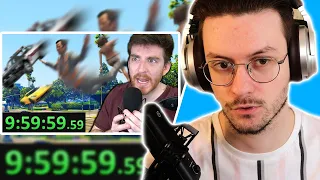 Dax Reacts to DougDoug GTA 5 Speedrun, but everything's launched every 10 seconds
