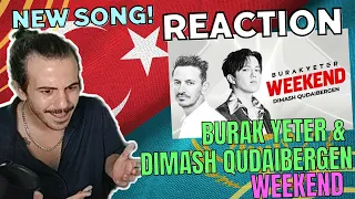 Reaction 🇹🇷🇰🇿 Burak Yeter & Dimash Qudaibergen 'Weekend' (SUBTL) Nueva Canción New Song