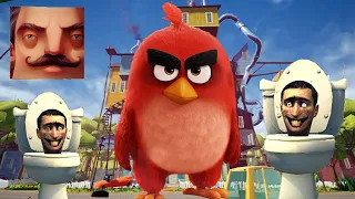 Hello Neighbor - My New Neighbor Angry Birds Red Act 3 Gameplay Walkthrough