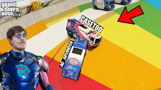 Hmari Team Best He! GTA 5 Truck Vs Truck Fight Sumo Race With @thecasetoopapa @casetooop