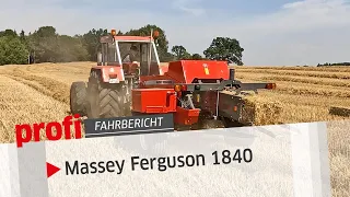 Massey Ferguson Hochdruckpresse 1840 | profi #Fahrbericht