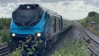 Trains at Barnetby (07/09/2022) (ft Drax livery 60, TPE Test Run, 66s)