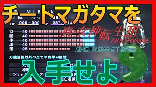 公式チートのマガタマを手に入れろ!!【真・女神転生Ⅲ HD REMASTER】坂東宮編