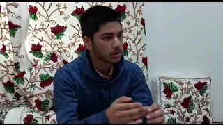 Watch! Haziq Parvez Lone from Shopian sharing his Amazing & Inspiring Journey towards topping  NEET.